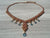 Brass & Copper Blue Zircon Collar Necklace feat. by Regan - crystalsbysabeads.com