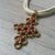 Brass & Copper Cross Pendant Suede Necklace - crystalsbysabeads.com