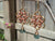 Brass & Copper Blue, Zircon Flower Earrings - crystalsbysabeads.com