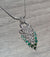 Sterling Silver Green Onyx Pendant Necklace - crystalsbysabeads.com