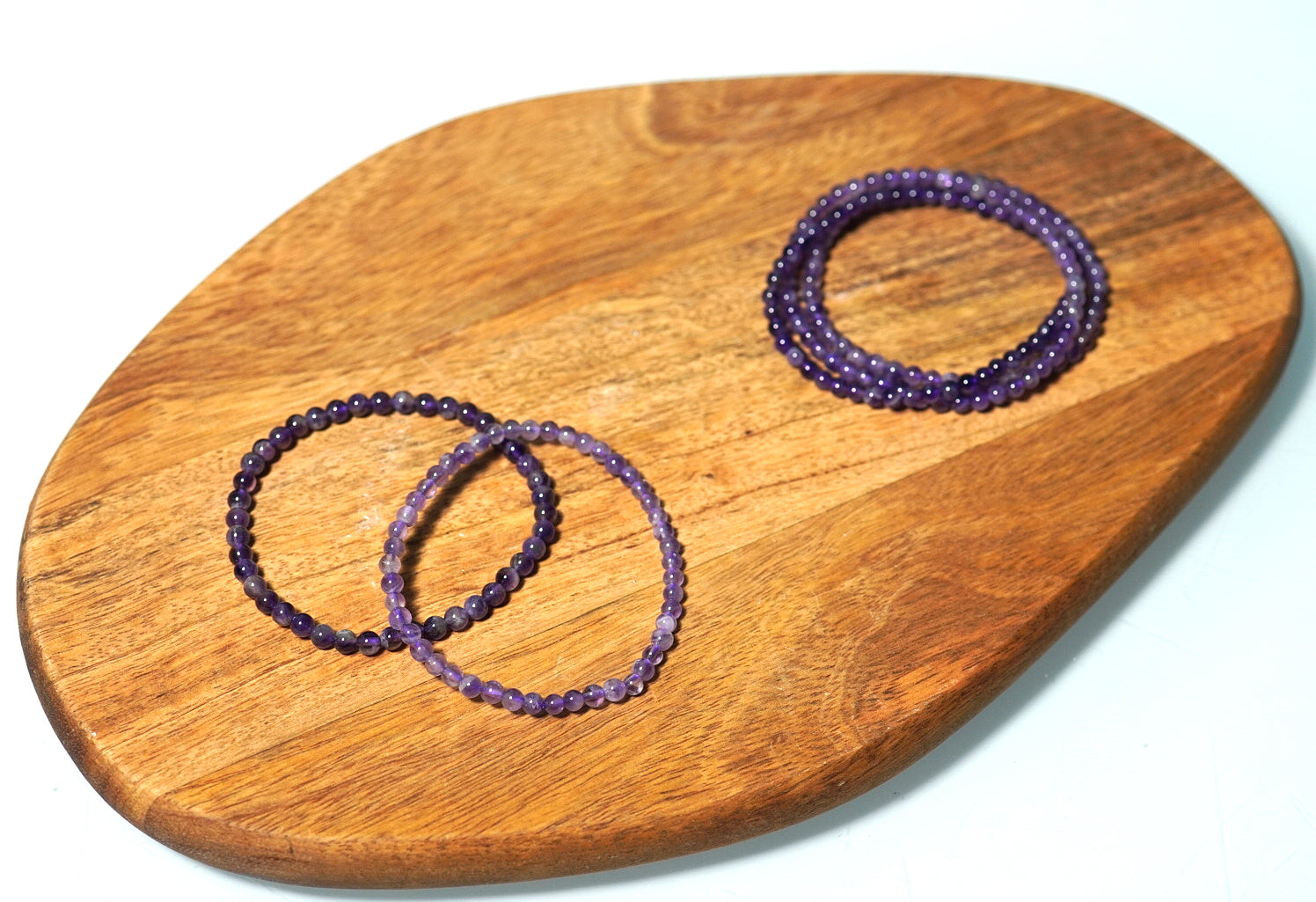 Amethyst Bracelet 4mm - crystalsbysabeads.com