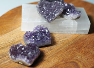 Amethyst Druzy Heart (Small) - crystalsbysabeads.com