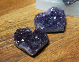 Amethyst Druzy Heart (Small) - crystalsbysabeads.com