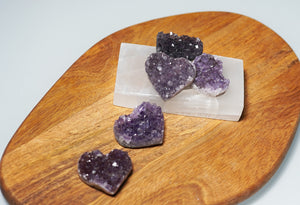 Amethyst Druzy Heart (Small) - crystalsbysabeads.com