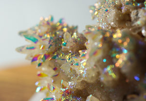 Angel Aura Cactus Quartz Cluster - crystalsbysabeads.com