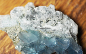 Blue Fluorite Cluster - crystalsbysabeads.com