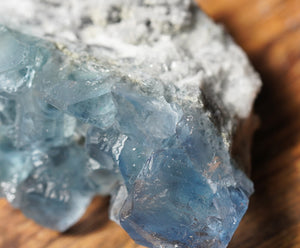 Blue Fluorite Cluster - crystalsbysabeads.com