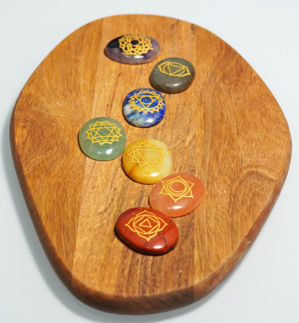 Chakra Palm Stone Kit