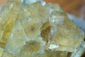 Yellowish Green Fluorite Cluster - crystalsbysabeads.com
