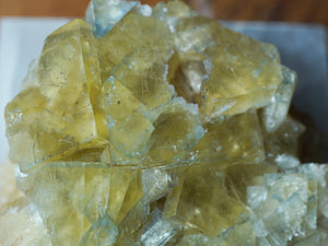 Yellowish Green Fluorite Cluster - crystalsbysabeads.com