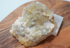 Yellowish Green Fluorite Cluster - crystalsbysabeads.com