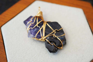 Unity Collection - Gold Fluorite & Shungite - crystalsbysabeads.com