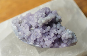 Grape Chalcedony - Half Polished - crystalsbysabeads.com