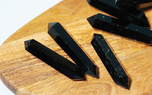 Black Obsidian Double Terminated - crystalsbysabeads.com