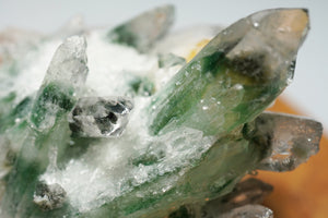 Phantom Quartz with Green Chlorite & Citrine - crystalsbysabeads.com