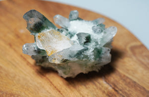 Phantom Quartz with Green Chlorite & Citrine - crystalsbysabeads.com