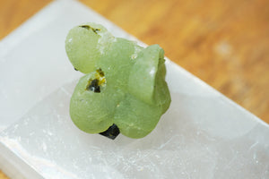 Prehnite & Black Tourmaline - crystalsbysabeads.com