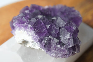 Purple Fluorite Chunk - crystalsbysabeads.com