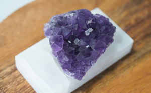 Purple Fluorite Chunk - crystalsbysabeads.com