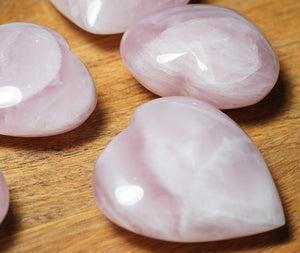 Rose Quartz Heart - crystalsbysabeads.com