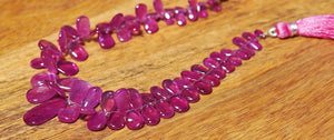 Ruby Drop Strand - crystalsbysabeads.com