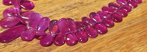 Ruby Drop Strand - crystalsbysabeads.com