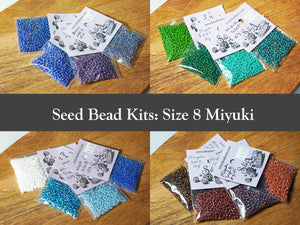 Seed Bead Kits (Size 8) - crystalsbysabeads.com