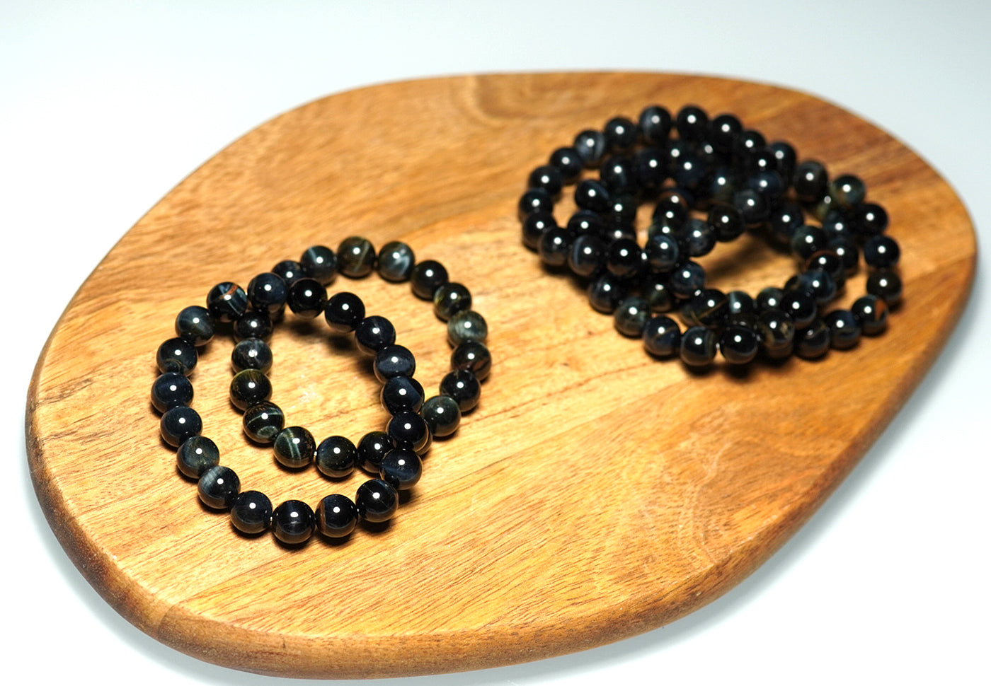 Blue Tigers Eye Bracelet 10mm - crystalsbysabeads.com