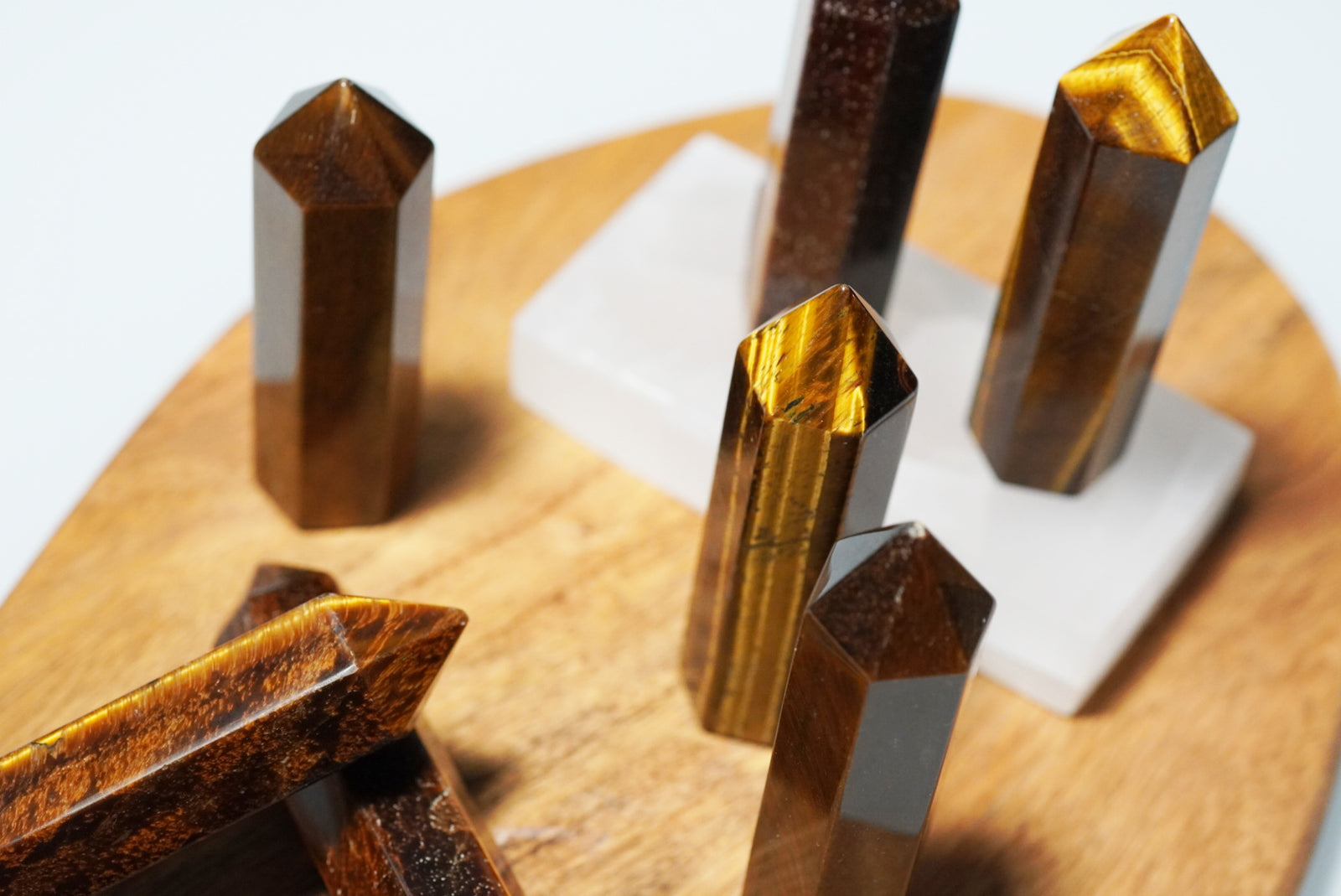 Tigers Eye Tower - crystalsbysabeads.com